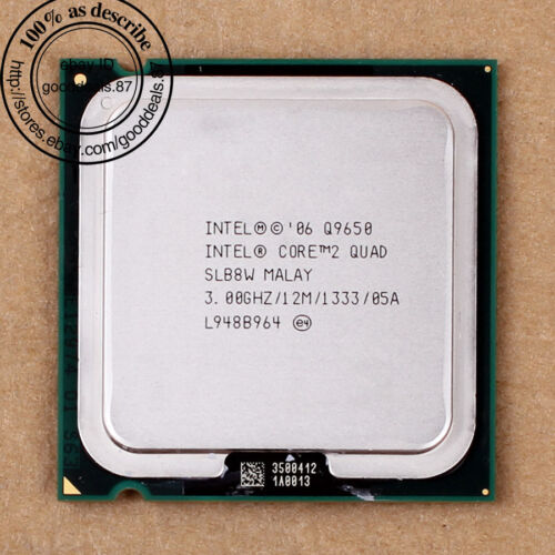 SLB8W - Processeur processeur Intel Core 2 Quad Q9650 3 GHz CPU LGA 775 - Photo 1/1