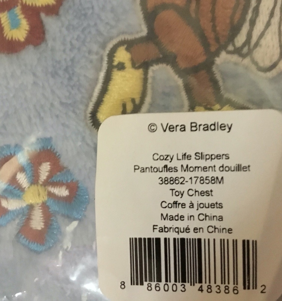 Vera Bradley~ Cozy Life Women's Slippers~ Toy Story~ 