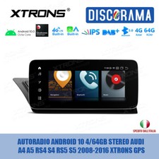 AUTORADIO ANDROID 10 4/64GB STEREO AUDI A4 A5 RS4 S4 RS5 S5 2008-2016 XTRONS GPS
