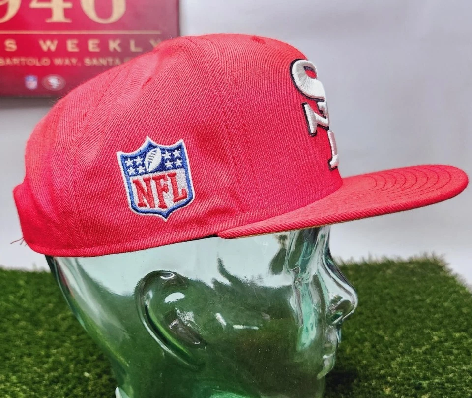 49ers RARO Reebok San Francisco BIG SF NFL Snapback Gorra Gorra De Colección Vida de Almacenamiento Foto 2 de 4