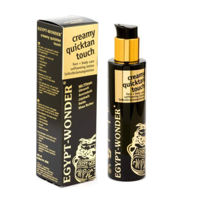 EGYPTWONDER CREAMY QUICKTAN TOUCH FAKE TAN SELF TANNER SUNLESS TANNING BRONZER