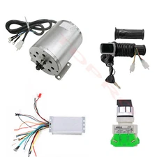48V 1800W Brushless Electric Motor Controller Throttle Kit Go Kart Scooter Ebike