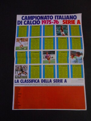 calendario campionato di CALCIO serie A e serie B 1975-76