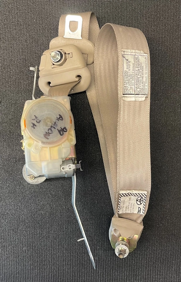 Toyota Avalon 1998 1999 cinturón de seguridad lateral derecho pasajero delantero retractor OEM Foto 4 de 4