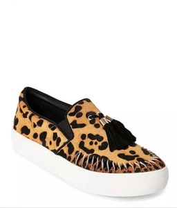 j slides leopard sneakers