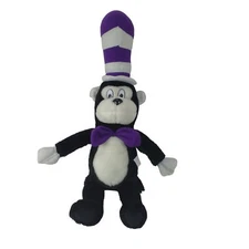 Cat In The Hat  Purple Hat And Bow Tie Plush 21"  Stuffed Animal