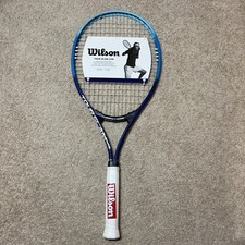 Wilson Tour Slam Lite Tennis Racquet Racket 4 3/8" Grip White Blue