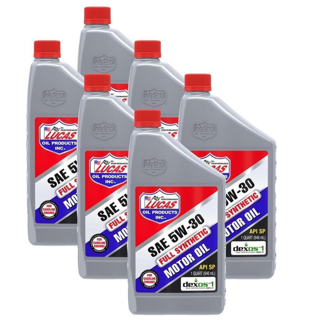 High Mileage Synthetic Sae 5w-30 Motor Oil 1 Quart Bottles (case Of 6)