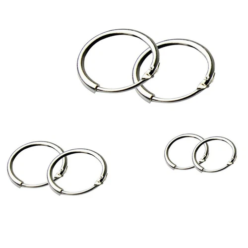 Fashion Women Round Sleeper Hoop Earrings Earring Hoop 3 Pairs 8/10/12mm Gifts🎁