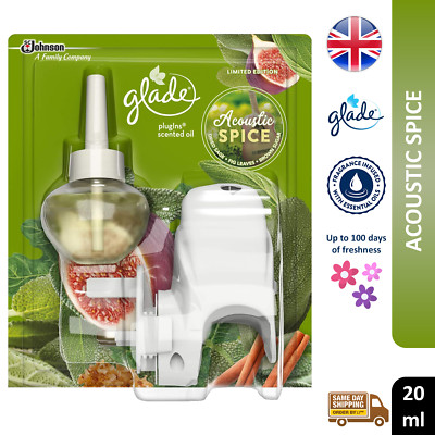 Glade Electric Plugins Duftöl Nachfüller Home Lufterfrischer Akustik Gewürz 20ml