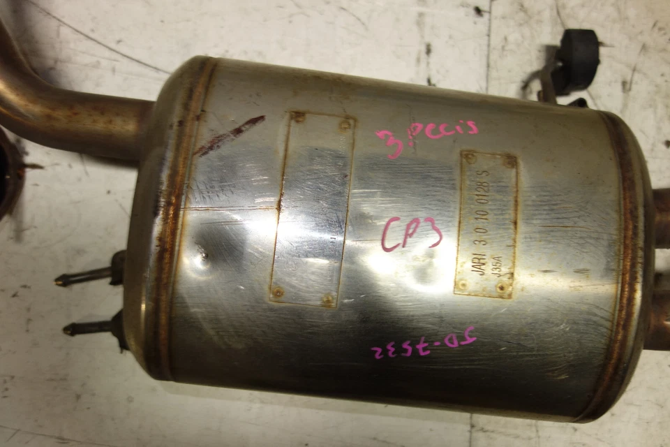 JDM Honda Accord V6 CP3 MUGEN POWER Sport Exhaust Muffler System 2008-2012  Rare - Image 4 of 4