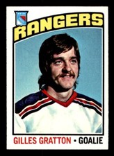 1976 Topps Hockey #28 Gilles Gratton NM/MT *d3