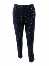 Tommy Hilfiger Hampton Women's Stretch Slim Chino Navy 12 NWT