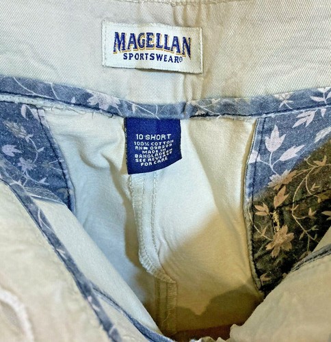 Magellan Sportswear Size 10 Short Women's Pants Gray 100% Cotton - Picture 5 of 6