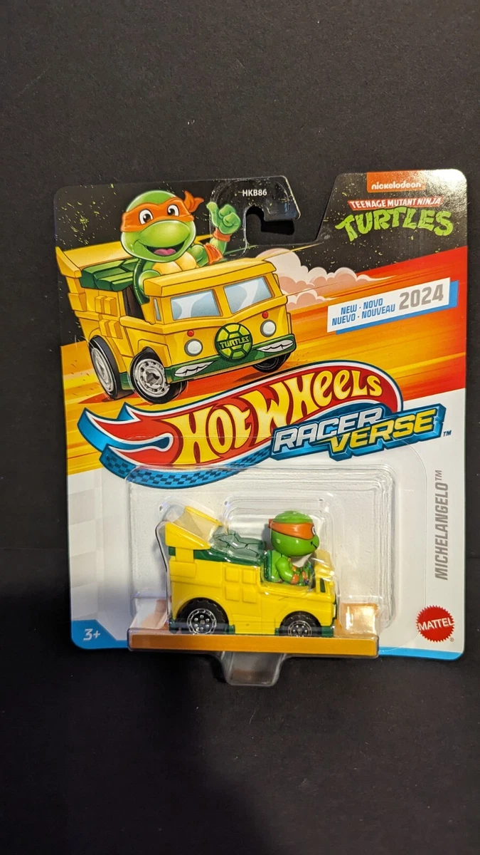 2024 Hot Wheels Racer Verse Michelangelo Teenage Mutant Ninja Turtles Pizza Van