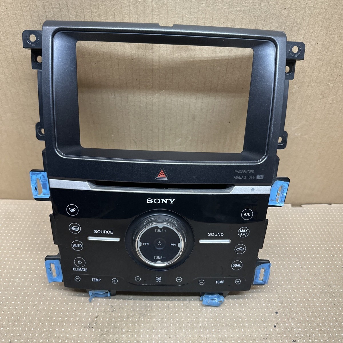 2011-2014 Ford Edge Sony Radio Control Panel Heater Control BT4T
