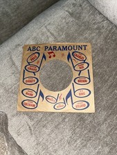 ABC PARAMOUNT ORIGINAL 45 RPM COMPANY RECORD PAPER SLEEVE ONLY AS SHOWN