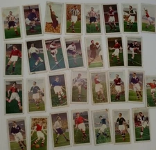 Vintage Retro Collectable loose trading bubble Card  football 29 chix confection