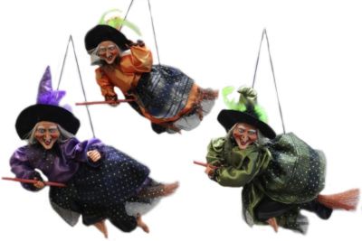 Hexen Statue Halloween Deko - Kunstharz Figuren Für Tischdeko 30cm