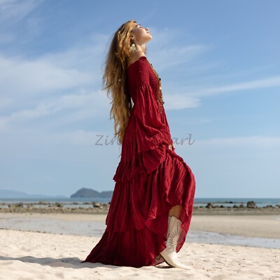 Lucia Off-Shoulder Boho Bohemian Wedding Festival Maxi Dress One Regular Size | eBay Lucia Off-Shoulder Boho Bohemian Wedding Festival Maxi Dress One Regular Size | eBay