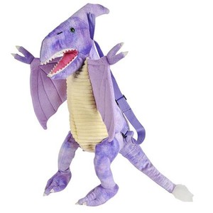 purple dinosaur backpack