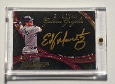 2014 Topps Five Star Baseball EDGAR MARTINEZ Auto Golden Graphs 01/25 Gold