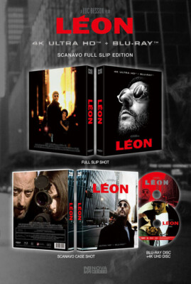 Leon - 4K UHD + BLU-RAY w/ Slipcover / Extended Cut, NOVA | eBay