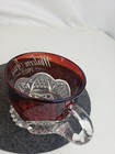 Antique 1902  Malcol Fair Flash Glass Ruby Red Mug Shot Mini — photo 5