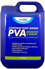 PVA CONTRACTORS GRADE BOND ADHESIVE And SEALER / P.V.A GLUE / PRIMER 5 LITRE