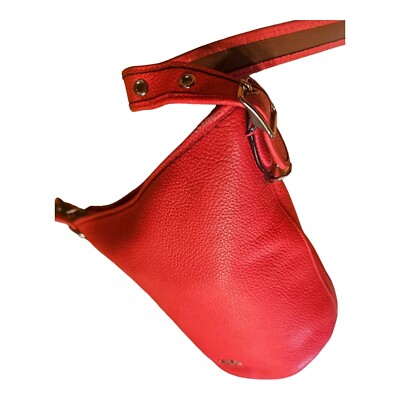 COACH NEON PINK MINI DUFFLE, POLISHED PEBBLED LEATHER, 34527 $275