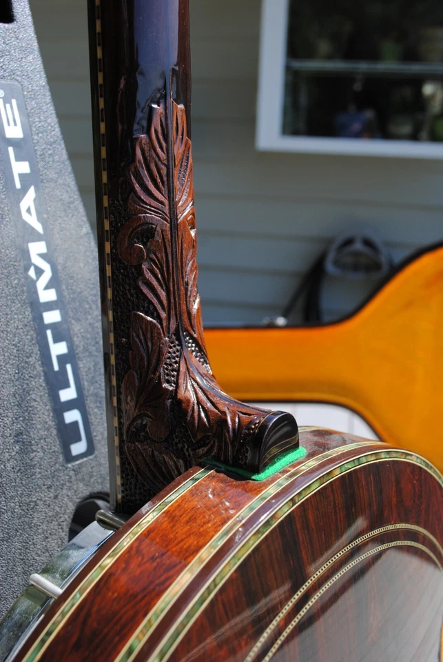 Vtg Alvarez Denver Belle Fancy 5 string banjo Hard Case Japan 1970's Top of Line - Image 4 of 4