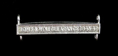 Allgemeine Dienstmedaille Bombe & Minenräumung 1945-49 Schließe Silber