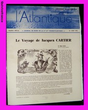The Atlantic Journal Of Edge 24 August 1934 From S.S.Champlain