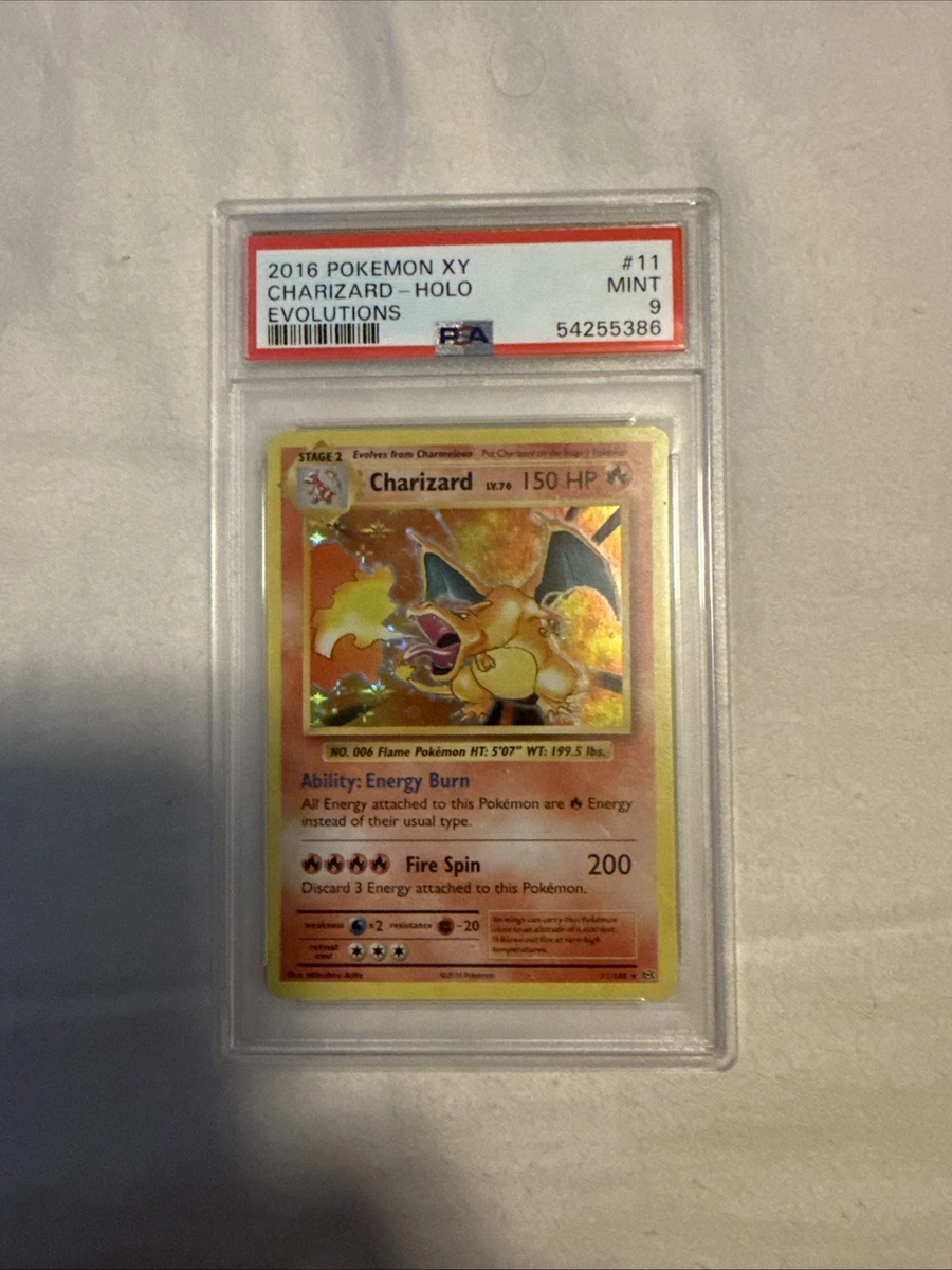 Charizard Pokémon TCG Evolutions Holo Rare Individual Collectible
