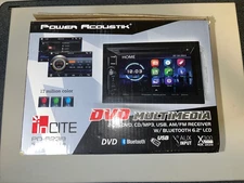 Power Acoustik PD623B 6.2" CD DVD Bluetooth USB AUX 300W Amplifier Car Stereo