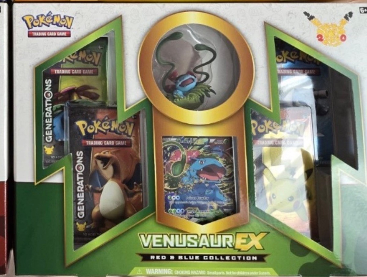 Pokemon 20th Anniversary Generations Red And Blue Collection Set