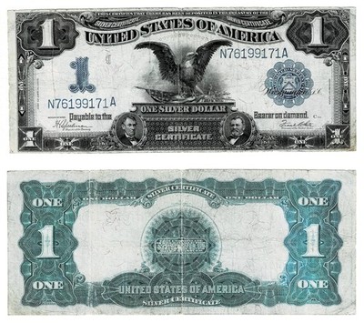 1899 $1 BLACK EAGLE LARGE Size Silver Certificate