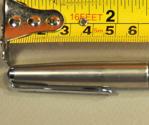 Satin Lustraloy cap from "Parker" 61 Made in US c.1961's Fountain pen for Parts - Picture 2 of 11