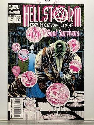 HELLSTORM: PRINCE OF LIES #7 (1993) MARVEL COMICS- PETER GROSS COVER- NM-