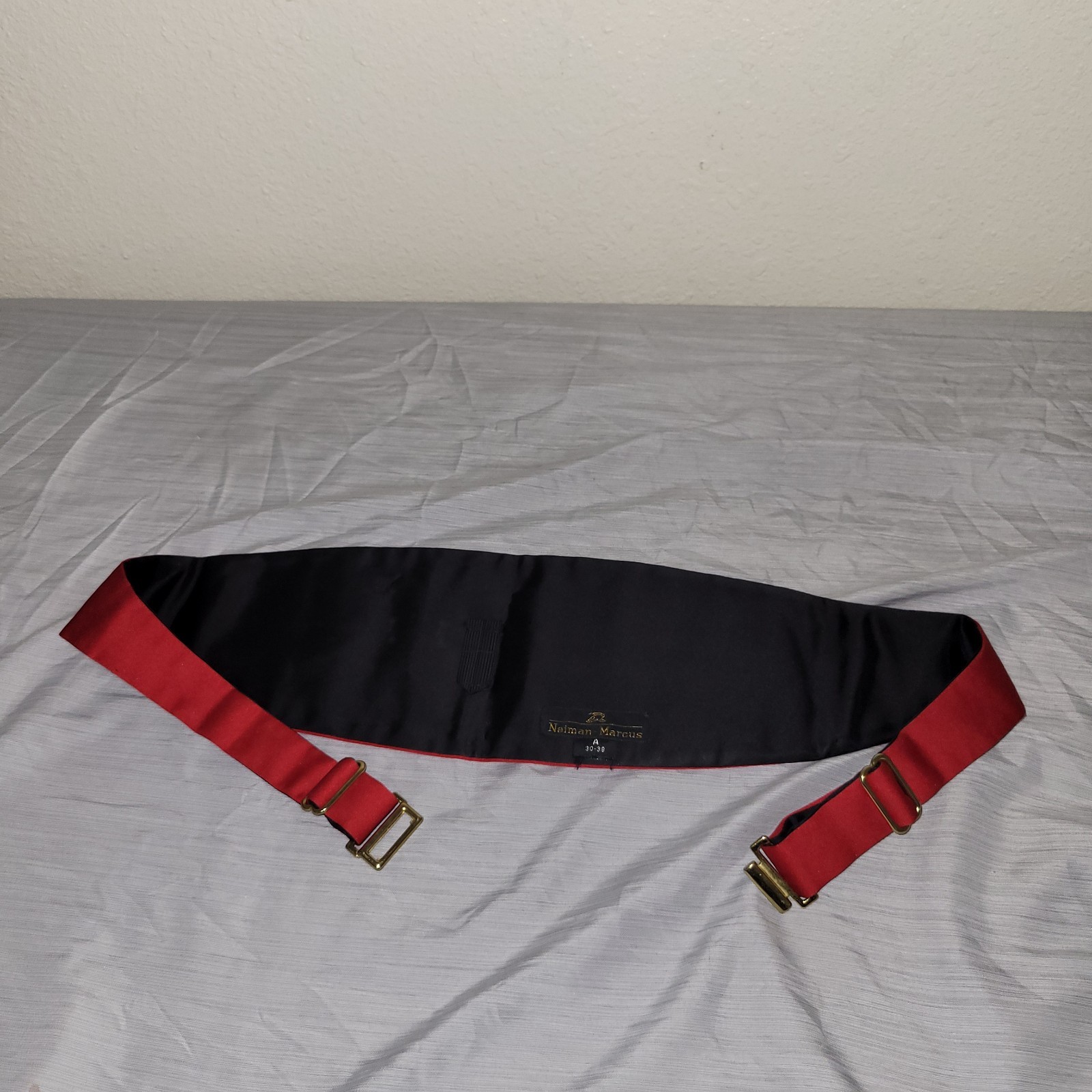 Neiman Marcus Red Cummerbund - image 7
