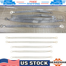 5pc Universal Tinned Copper Engine Ground Strap For Truck Car Set 3-10 2-13 5pc Universal Tinned Copper Engine Ground Strap For Truck Car Set 3-10 2-13