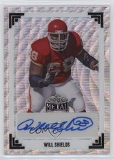 2024 Leaf Metal 1991 Silver Wave 5/7 Will Shields #91A-WS1 Auto HOF 0b2