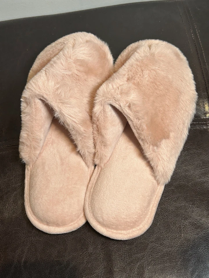 Chinelos femininos tamanco de pele sintética de louro em cinzas de chita tamanho 7 - Imagem 2 de 4