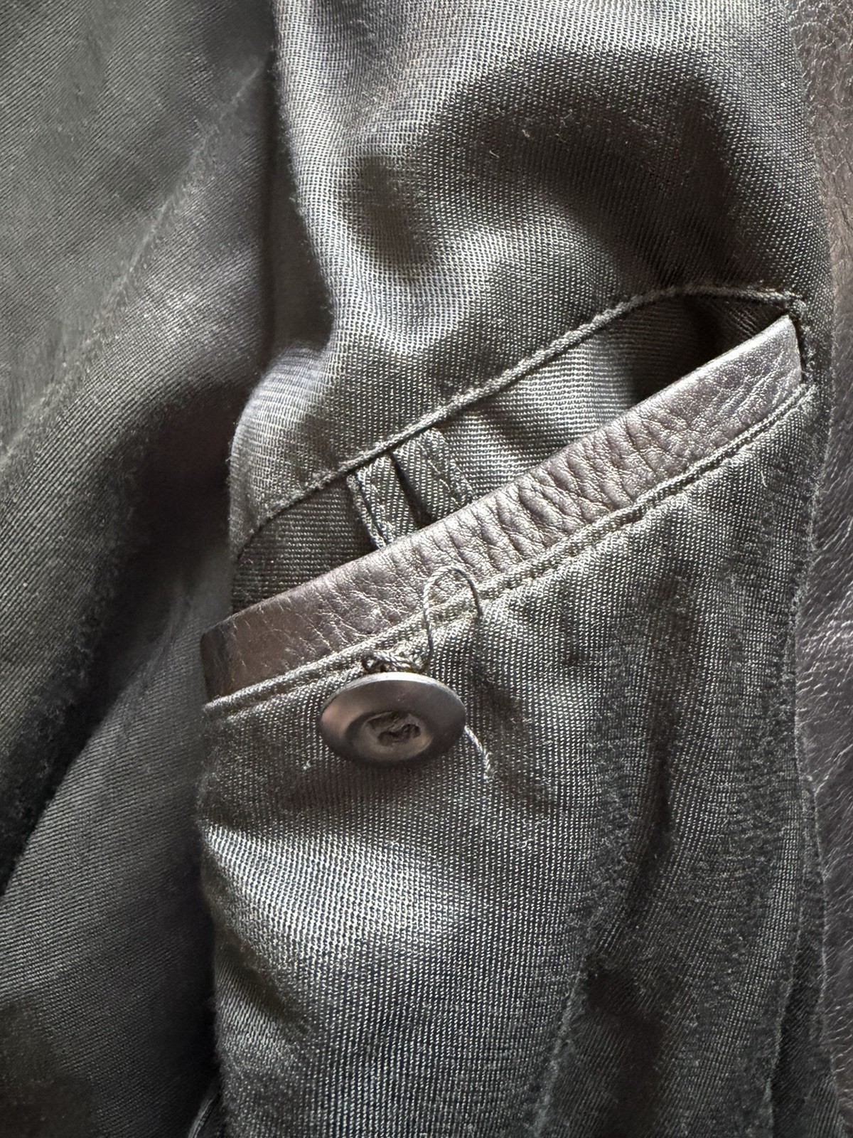 Calugi E Giannelli Leather Jacket Black Size 50 It Leather Jacket XS S image 8