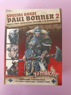 Zombicide Green Horde Special Guest Box PAUL BONNER 2 Kickstarter ENG