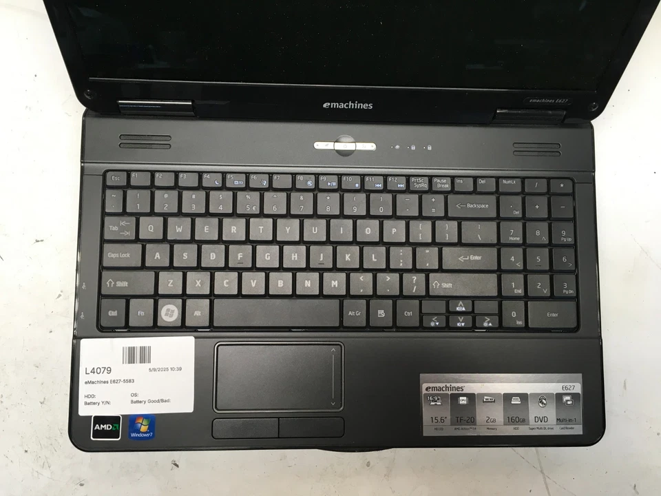 Ноутбук eMachines E627-5583 - запчасти/ремонт - без видео - Изображение 2 из 4