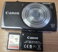 Canon PowerShot A2600 16.0 Mega Pixels 5x Optical Zoom Digital Camera 16 MP
