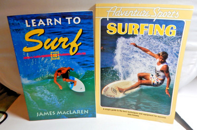 Surfing Lot Of 2 Paperback Books John Conway & James Maclaren Learn/Adventure