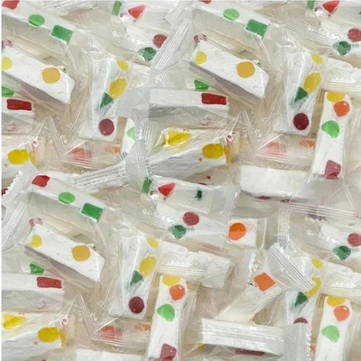 PA CANDY 2 lb Jelly Bean JUBE NOUGATS Wrapped Candy JuJube Jubies Bulk Nostalgic Candy