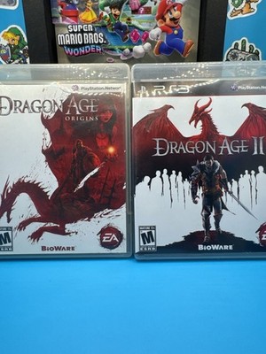 Dragon Age Origins and Dragon Age II PlayStation 3 PS3 Games Bundle
